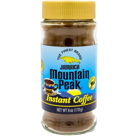 Jamaica Mountain Peak Instant Coffee, 6 oz Bottle