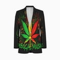 thumbnail image 1 of Jamaica Music Notes Stave Theme Customized Men's Suits full man Shawl Collar Gentleman Suits for Wedding Business, 1 of 5