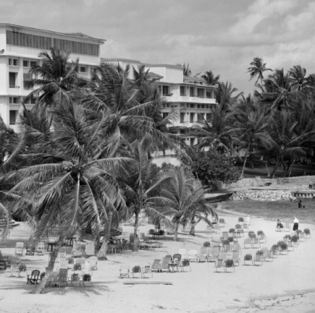 Jamaica Ocho Rios Tower Isle Hotel Canvas Art - (18 x 24)