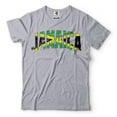 thumbnail image 1 of Jamaica Patriotic Tee Shirt Jamaican Gift Tee Jamaica Flag Shirt Jamaica National Tee (4X-Large Grey), 1 of 6