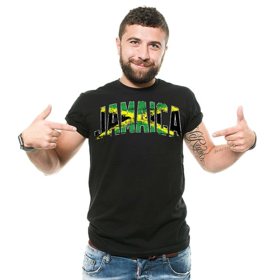 Jamaica Patriotic Tee Shirt Jamaican Gift Tee Jamaica Flag Shirt Jamaica National Tee