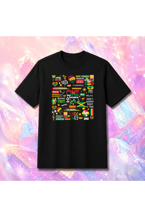 Jamaica Rasta Reggae One Love Vibes Unisex T-Shirt, S-5XL
