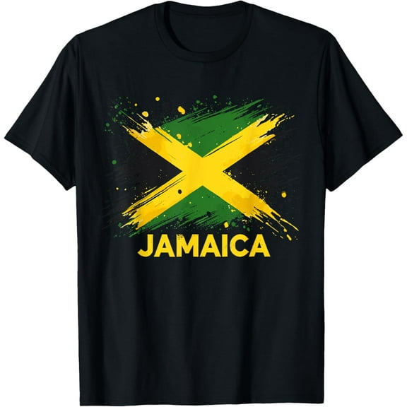 Jamaica Retro Jamaican Flag T-Shirt