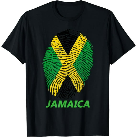 Jamaica Retro Vintage Watercolors Sport Reggae Jamaican Flag T-Shirt