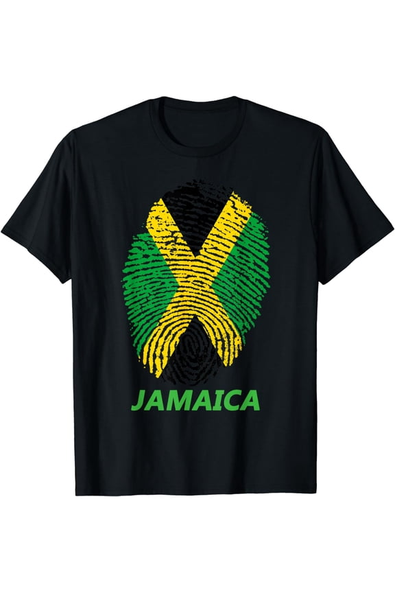 Jamaica Retro Vintage Watercolors Sport Reggae Jamaican Flag T-Shirt