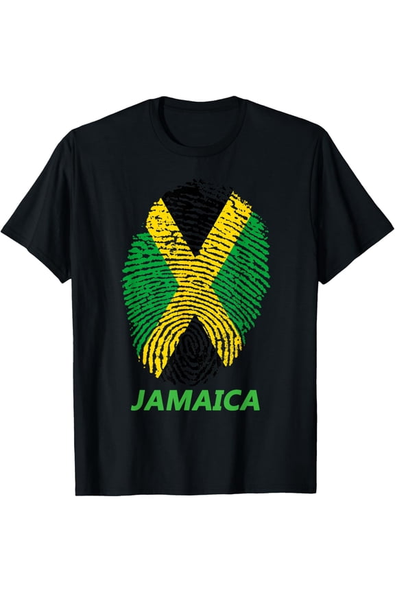 Jamaica Retro Vintage Watercolors Sport Reggae Jamaican Flag T-Shirt