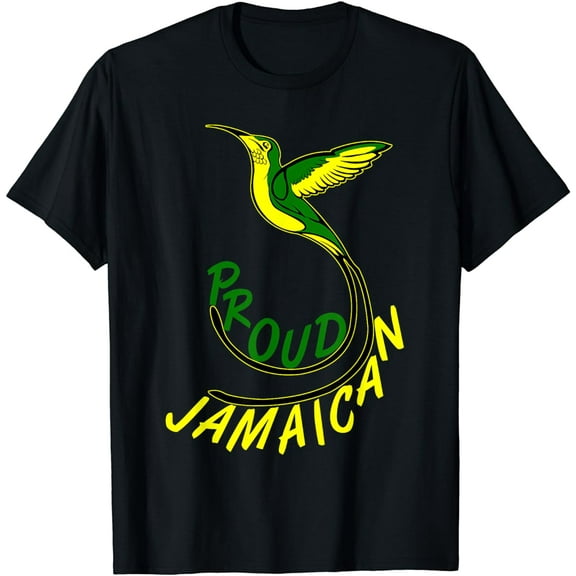 Jamaica Shirt Proud Jamaican doctor bird Gift Men & Women T-Shirt