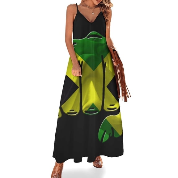 Jamaica Sleeveless Dress Loose Women's Dress Dresses Luxury Evening Dresses