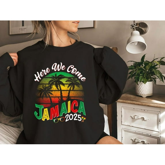 Jamaica Sweatshirt| Jamaican sweatshirt| Jamaican Pride Gifts| Made in Jamaica| Jamaica crewneck| Caribbean top| Girls trip| Boys Trip| 951x