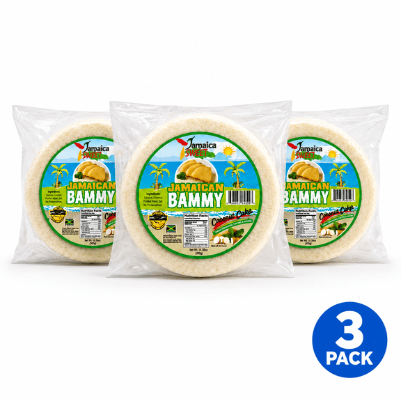 Jamaica Sweet Baked Bammy (Pack of 3)
