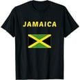 thumbnail image 1 of Jamaica T-shirt Jamaican Tee Flag souvenir Gift T-Shirt, 1 of 4