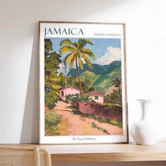 Jamaica Tropical Travel Poster, Poster Home Decor, Poster Only