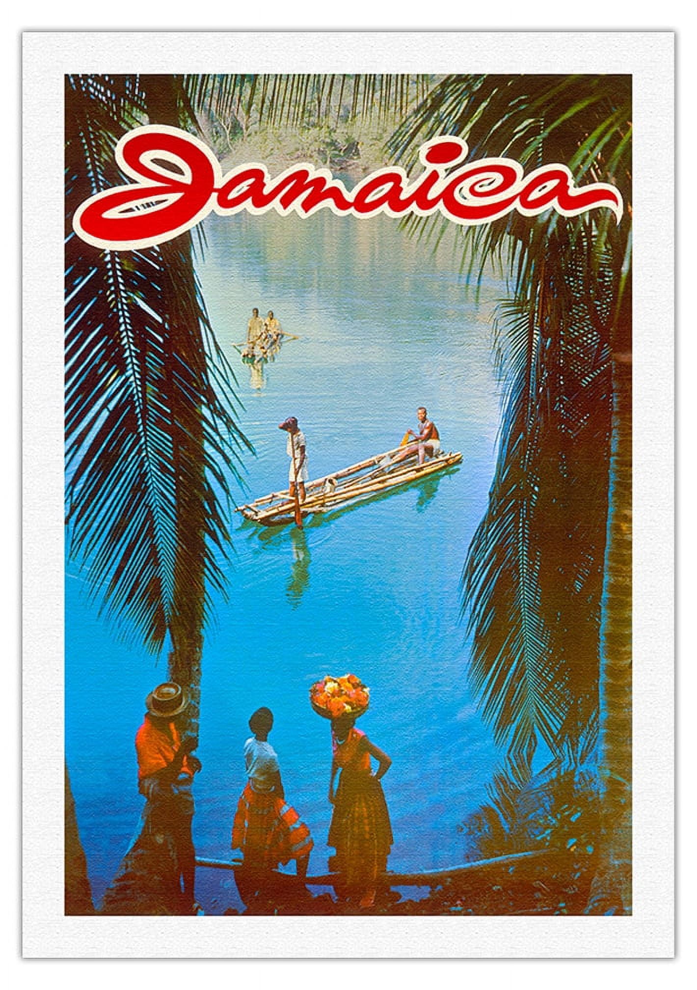 Jamaica - Vintage Travel Poster c.1970s - Fine Art Matte Paper