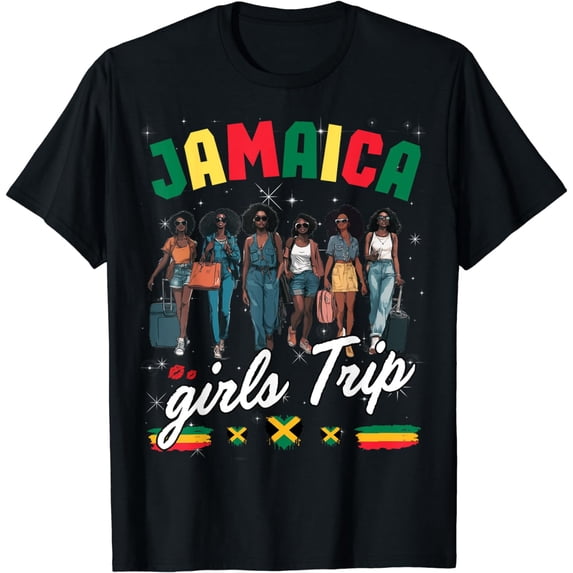 Jamaica girls trip shirts for women 2024 Holiday Party T-Shirt