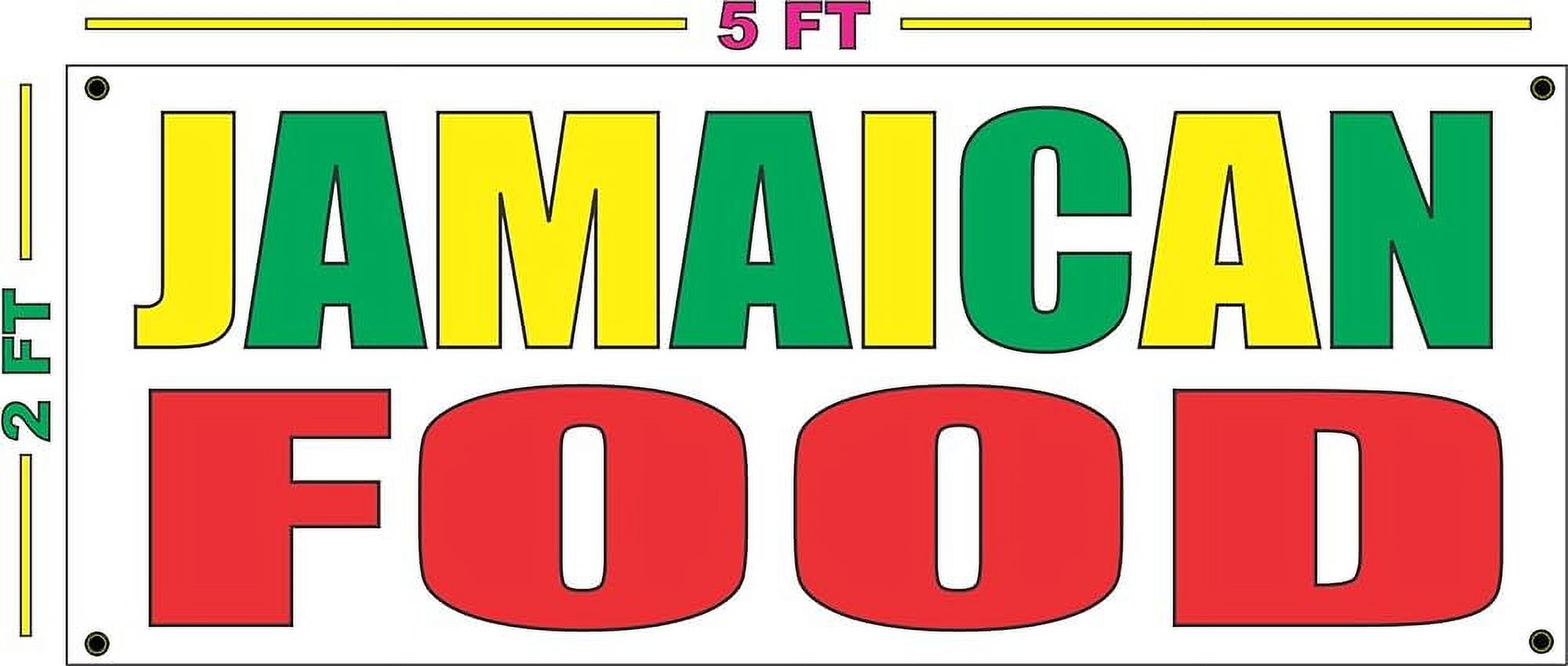 Jamaican Banner Sign