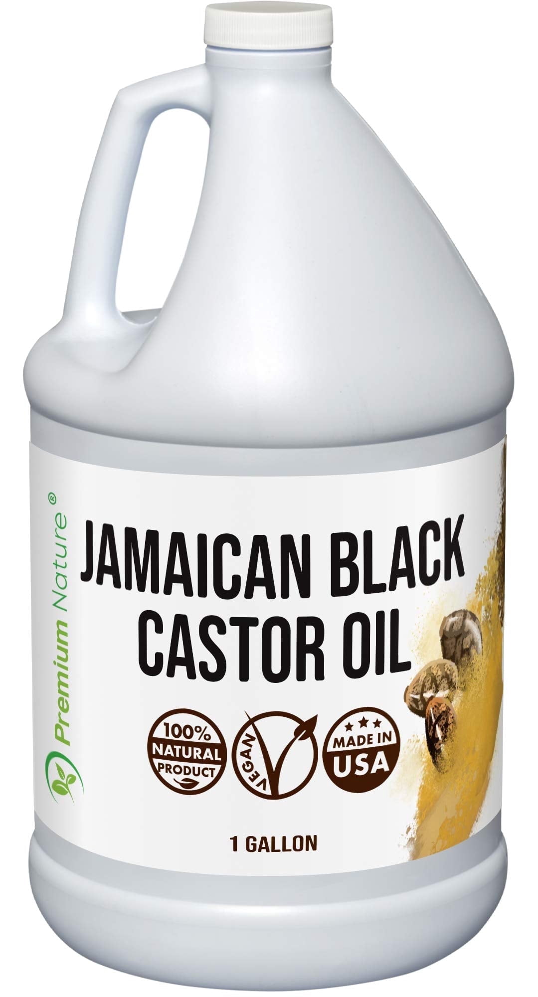 Jamaican Black Castor Oil Hair Growth Hair Oil Edge Control Hair Growth Products Beard Growth Oil Natural Hair Products Cold Pressed Caster Oil Organic Pure Jamaican Black Castor Oil Organic 1 Gallon