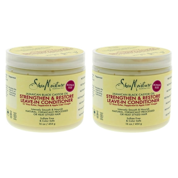 Jamaican Black Castor Oil Reparative Leave-In Conditioner by Shea Moisture for Unisex - 16 oz Condit