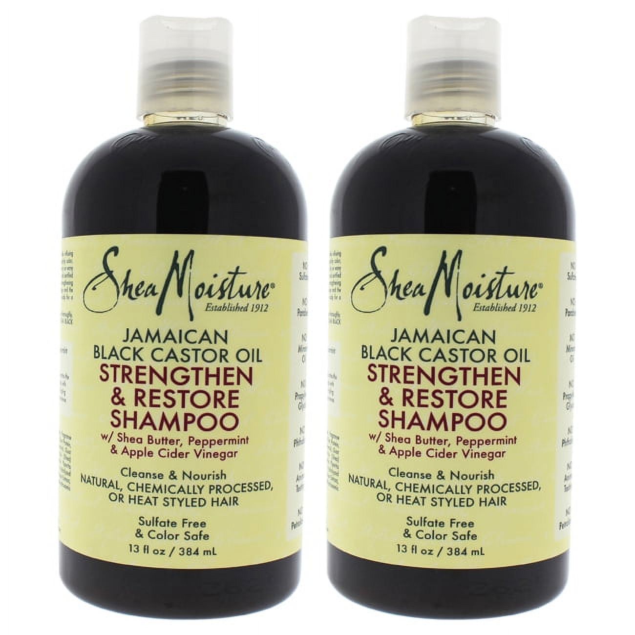 Jamaican Black Castor Oil Strengthen, Grow And Restore Shampoo by for Unisex - 13 oz Shampoo - Pack of 2 - image 1 of 5