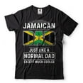 thumbnail image 1 of Jamaican Dad Shirt Fathers Day Jamaican Shirt Jamaican Father Gifts Jamaica Patriotic Flag Shirt (4X-Large Black), 1 of 6