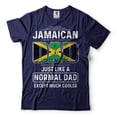thumbnail image 1 of Jamaican Dad Shirt Fathers Day Jamaican Shirt Jamaican Father Gifts Jamaica Patriotic Flag Shirt (X-Large Navy Blue), 1 of 6