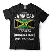 Jamaican Dad Shirt Fathers Day Jamaican Shirt Jamaican Father Gifts Jamaica Patriotic Flag Shirt