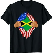 Jamaican Flag Heritage T-Shirt | Show Your Jamaican Pride