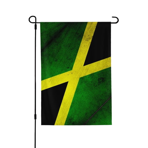 Jamaican-Flag House Flag Double Side Garden Flag For Outside Room House Yard Indoor 28" X 40"