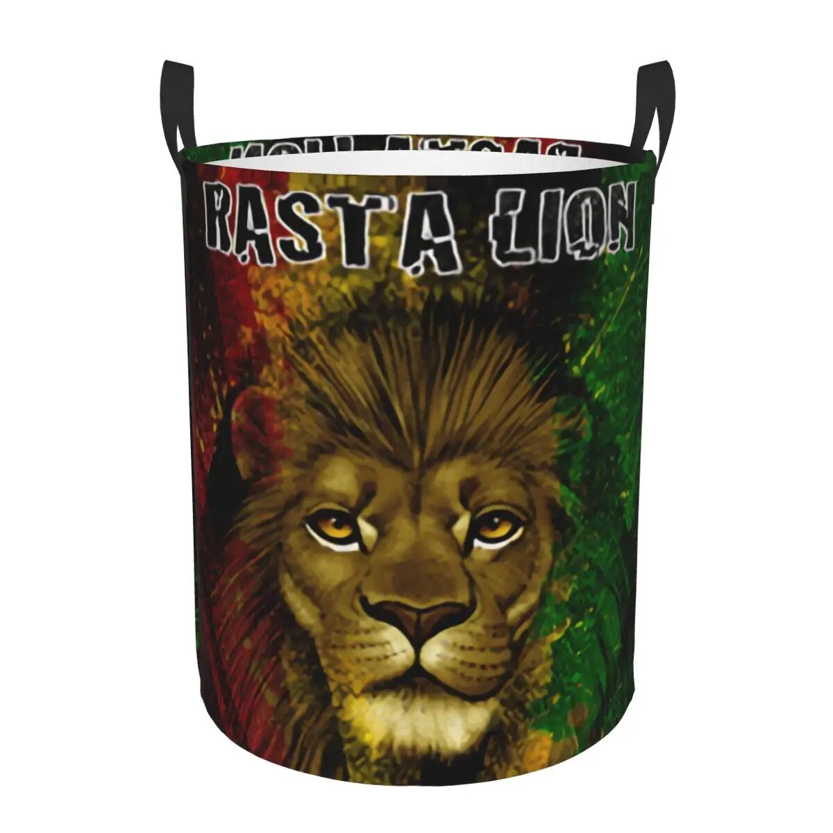 Jamaican Flag Laundry Basket Collapsible Large Capacity Clothing