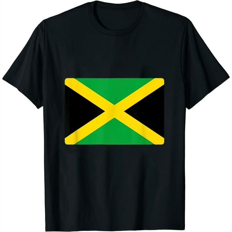 Jamaican Flag T-Shirt Jamaica Souvenir Gift