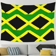 thumbnail image 1 of Jamaican Flag Pattern Tapestry Wall Hanging Tapestry For Bedroom Living Room Dorm (60 * 90 Inches), 1 of 6