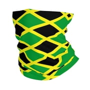 Jamaican Flag Stripe -Bandana/Neck Gaiter/Headwrap- Magic Scarf