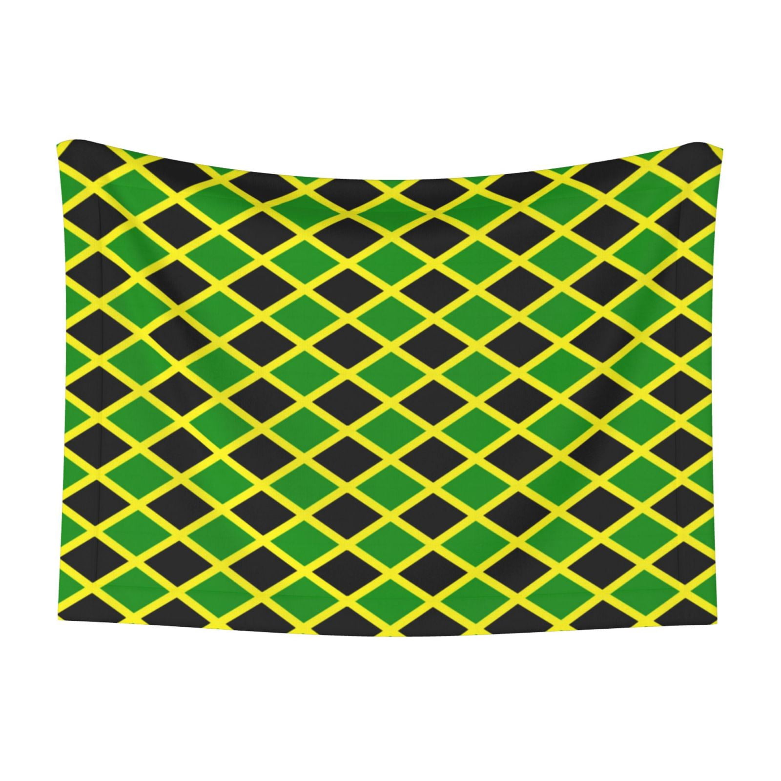 Jamaican Flag Stripe Dog Blanket Soft Warm Flannel Cat Blanket Great Pet Throw for Cats Puppy Small Medium Large Dog