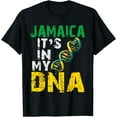 thumbnail image 1 of Jamaican Heritage Flag Men Women Kids Jamaica It`s In My DNA T-Shirt, 1 of 3