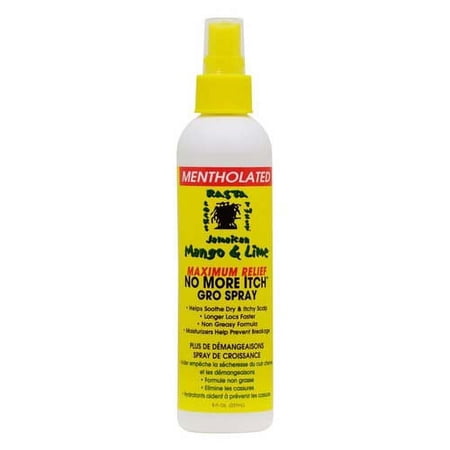 Jamaican Mango And Lime Maximum Relief No More Itch Spray Mentholated 8 oz, 2 Pack