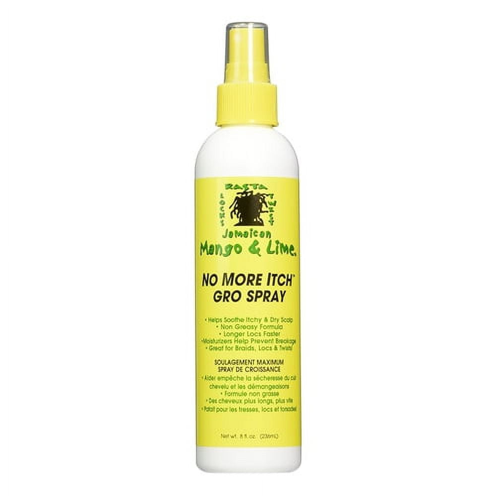 Jamaican Mango And Lime No More Itch Gro Hair Spray, 8 Oz, 3 Pack