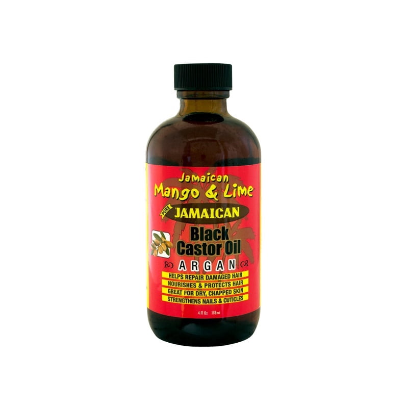 Huile Jamaican Mango & Lime Au Ricin Noir Et Tea Tree - 4 Oz (118 Ml), Pour Cuir Chevelu Qui Démange, Vegan