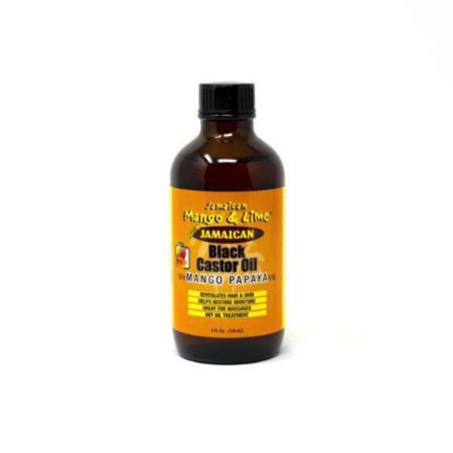 Jamaican Mango  Lime Black Castor Oil - Mango Papaya - 4 oz