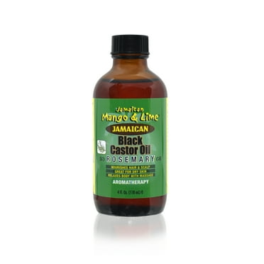 Jamaican Mango & Lime Black Castor Oil with Rosemary, 4 oz