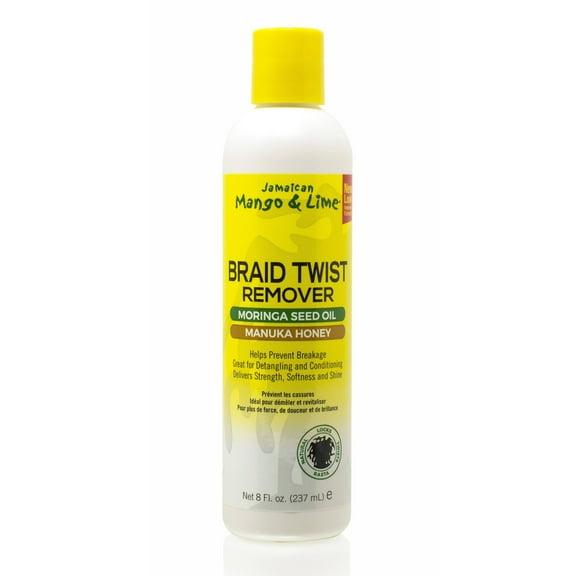 Jamaican Mango & Lime Braid Twist Remover 8 oz,Pack of 2