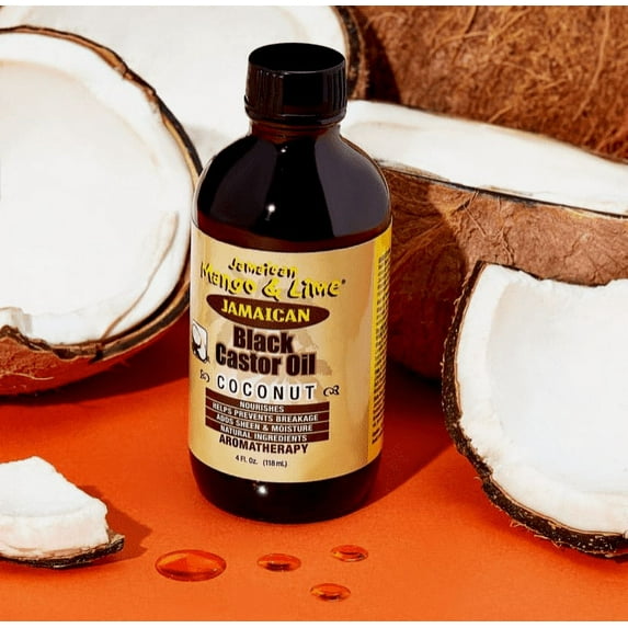 Jamaican Mango & Lime, Jamaican Black Castor Oil, Coconut Formula, 4 oz., All Hair Type, Unisex