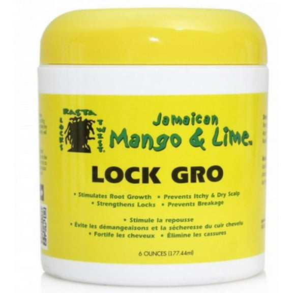 Jamaican Mango & Lime Lock Gro, 6 oz (Pack of 4)