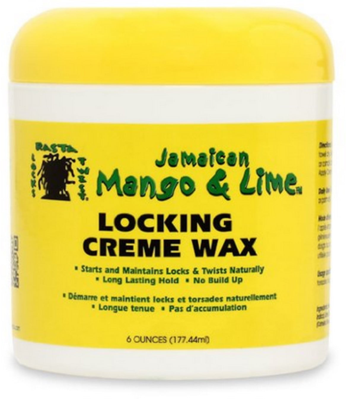 Cire Coiffante Jamaican Mango & Lime Locking Creme Wax - Pour Boucles Et Cheveux Texturés