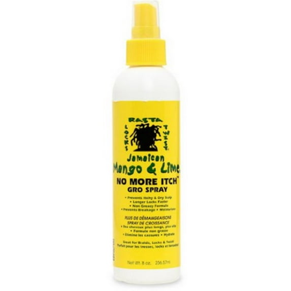 Jamaican Mango & Lime No More Itch Gro Spray, 8 oz (Pack of 4)
