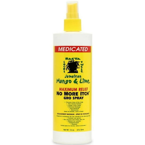 Jamaican Mango & Lime No More Itch Gro Spray, Maximum Relief 16 oz