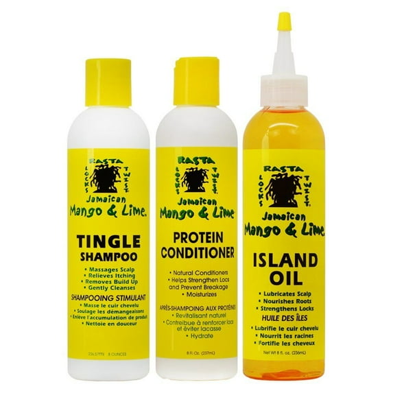 Jamaican Mango&Lime Shampoo Conditioner & Island Oil Set