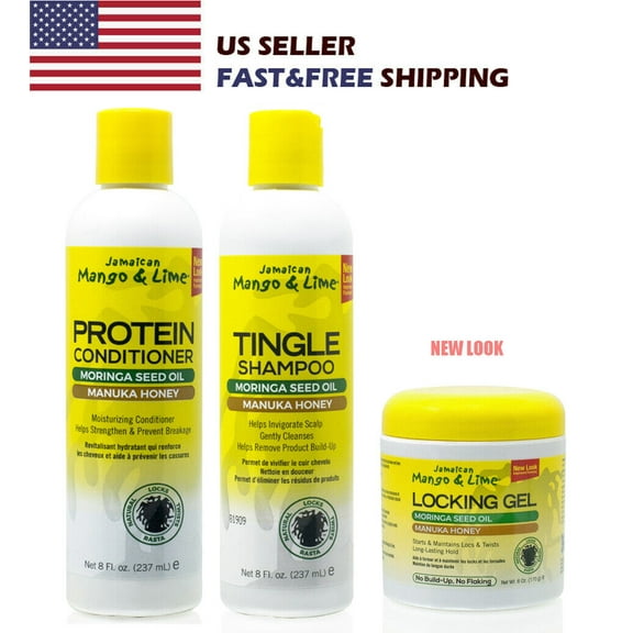 Jamaican Mango&Lime Shampoo Conditioner & Locking Gel Set