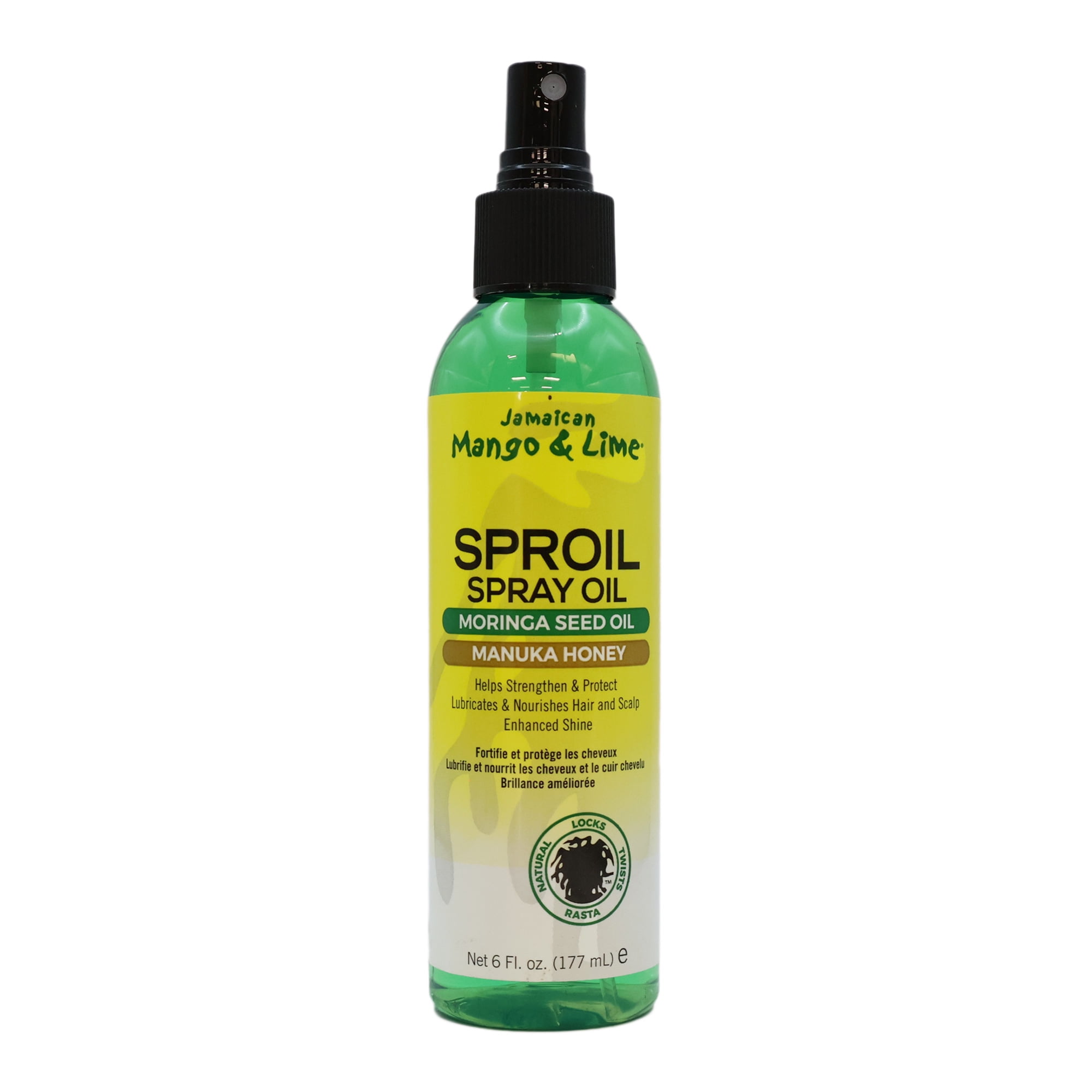 Jamaican Mango Lime "Sproil Spray, Scalp Oil", 6 Oz., Pack of 2