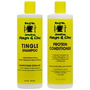 Jamaican Mango & Lime Tingle Shampoo + Conditioner 16oz Set