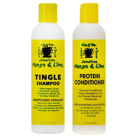 Jamaican Mango & Lime Tingle Shampoo +Conditioner 8oz "Set"