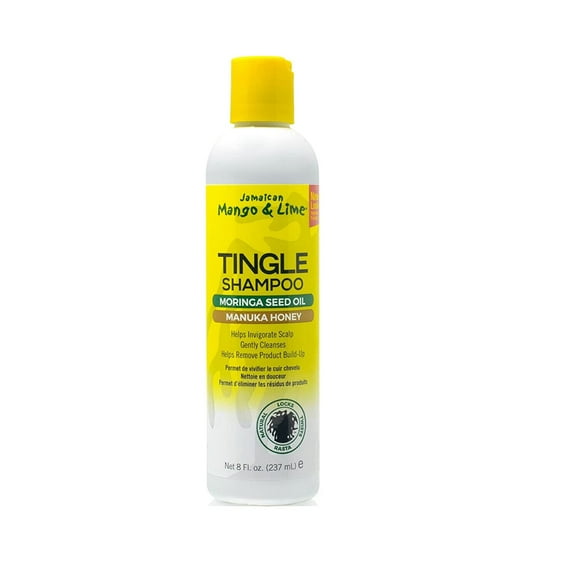 Jamaican Mango & Lime Tingle Shampoo for Massage Scalp Relief Itching Clean 8 oz